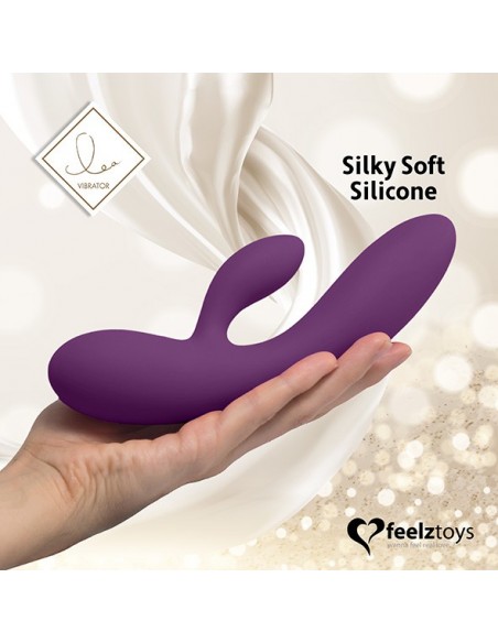 Feelztoys - Lea Rabbit Vibrator Purple - Wibratory Króliczki - 4