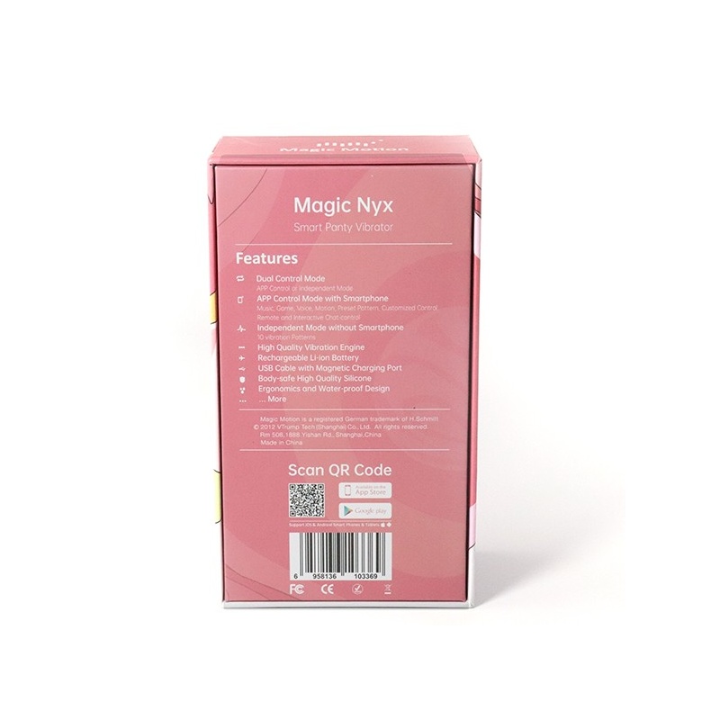Wibrator do majtek Nyx 8,8 x 4 x 1,3 cm czerwony - 5