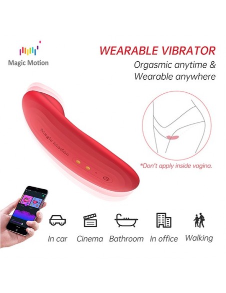 Magic Motion - Nyx Smart Panty Vibrator - WIBRATORY STEROWANE TELEFONEM - 8