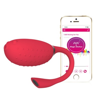 Wibrator Magic Motion Fugu Smart Red - 1