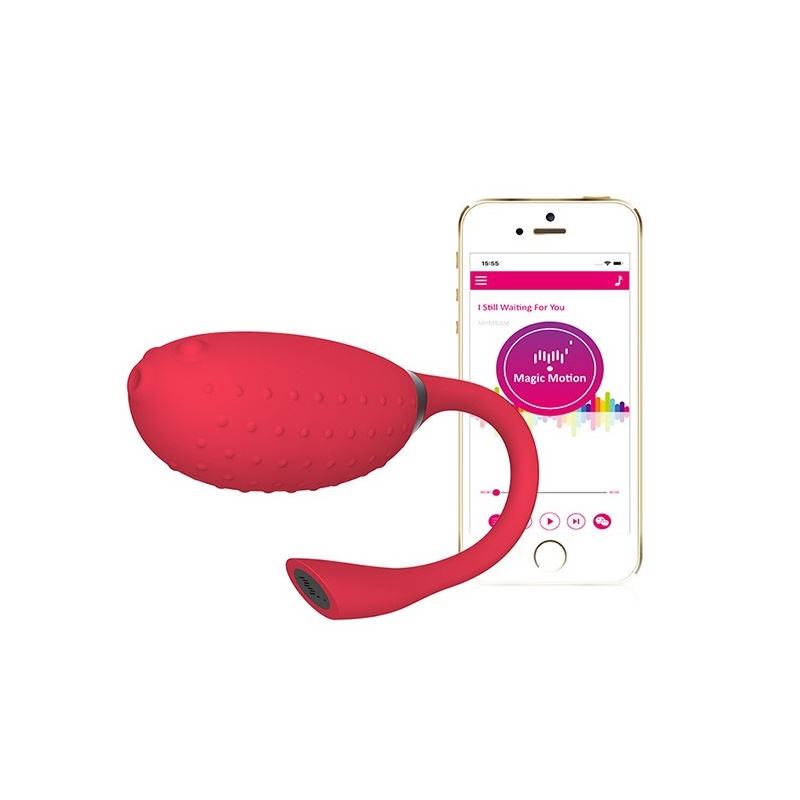 Wibrator Magic Motion Fugu Smart Red - 1