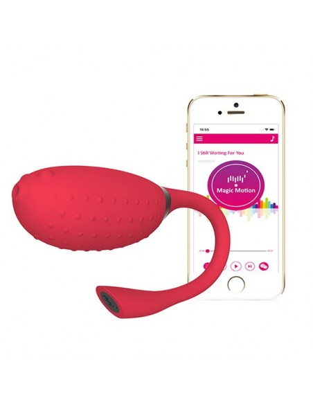 Magic Motion - Fugu Smart Wearable Vibrator Red - WIBRATORY STEROWANE TELEFONEM - 1