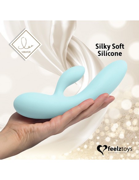Feelztoys - Lea Rabbit Vibrator Ocean Blue - Wibratory Króliczki - 4