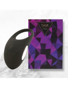 Thor Cockring Black - Pierścienie erekcyjne wibrujące - 1