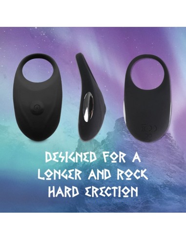 Thor Cockring Black - Pierścienie erekcyjne wibrujące - 4