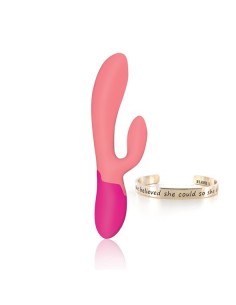 Rs - Essentials - Xena Rabbit Vibrator Coral / French Rose - Wibratory Króliczki - 1