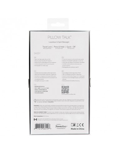 Pillow Talk - Sassy G-Spot Vibrator Teall - Wibratory Punktu G - 8