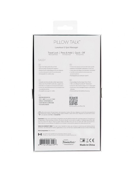 Pillow Talk - Sassy G-Spot Vibrator Teall - Wibratory Punktu G - 8