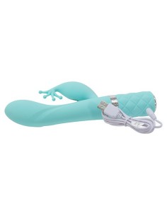 Pillow Talk - Kinky Rabbit / G-Spot Vibrator Teal - Wibratory Króliczki - 1 2