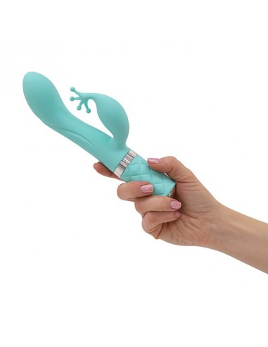 Pillow Talk - Kinky Rabbit / G-Spot Vibrator Teal - Wibratory Króliczki - 3