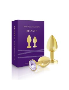 RS - Soiree - Booty Plug Original Luxury Set 2x Gold - Zestawy Korków Analnych - 1