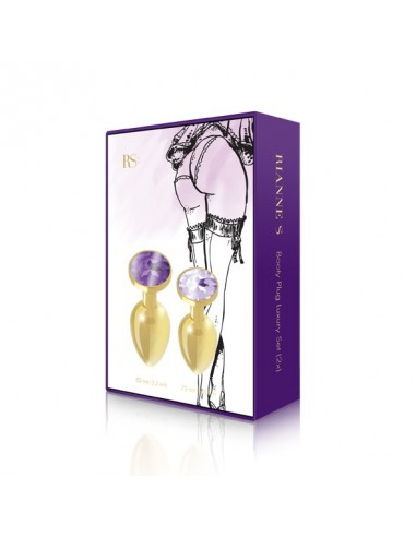 RS - Soiree - Booty Plug Original Luxury Set 2x Gold - Zestawy Korków Analnych - 3