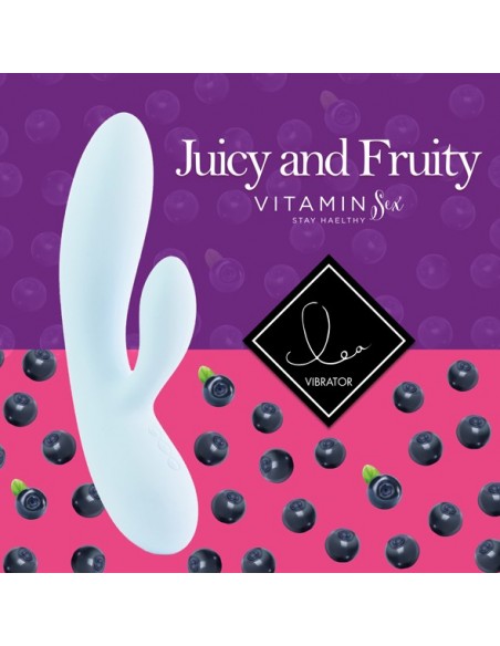 Feelztoys - Lea Rabbit Vibrator Blueberry - Wibratory Króliczki - 3