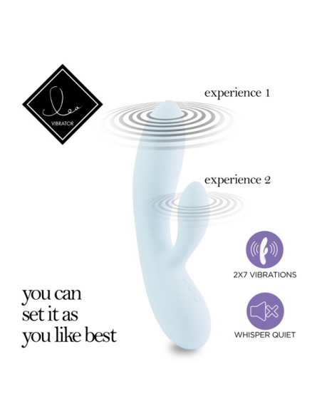 Feelztoys - Lea Rabbit Vibrator Blueberry - Wibratory Króliczki - 6
