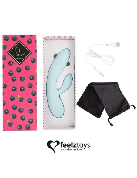 Feelztoys - Lea Rabbit Vibrator Blueberry - Wibratory Króliczki - 8
