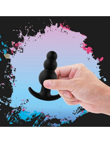 Plugz Butt Plug Black Nr. 1 - Duże Korki Analne - 4