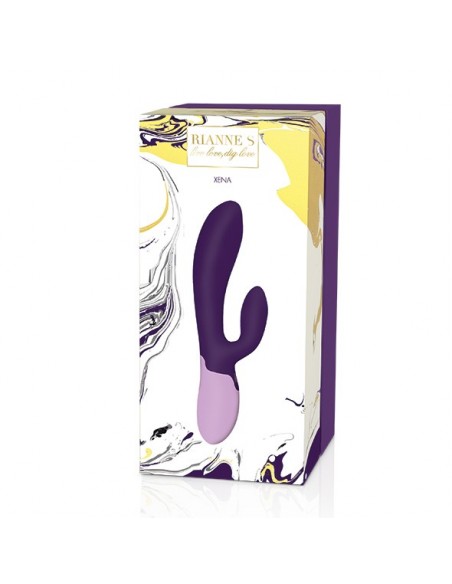Rs - Essentials - Xena Rabbit Vibrator Deep Purple / Lilac - Wibratory Króliczki - 5
