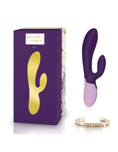 Rs - Essentials - Xena Rabbit Vibrator Deep Purple / Lilac - Wibratory Króliczki - 6