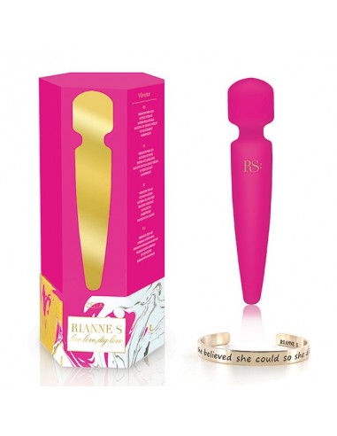 RS - Essentials - Bella Mini Body Wand French Rose - Wibratory Magic Wand - 6