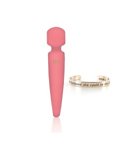 RS - Essentials - Bella Mini Body Wand Coral - Wibratory Magic Wand - 1