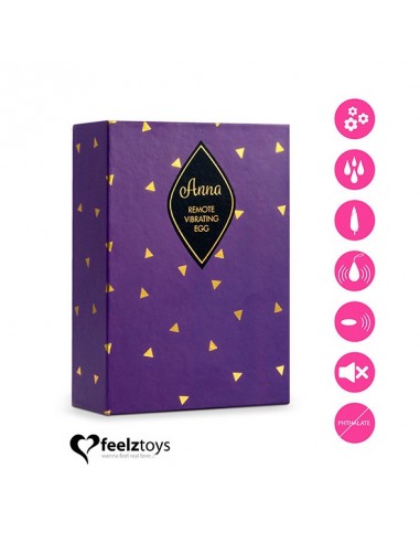 Jajeczko Wibrujące Anna Remote Deep Pink - Wibratory Jajeczka - 4