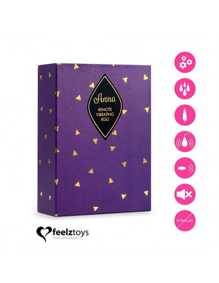 Jajeczko Wibrujące Anna Remote Deep Pink - Wibratory Jajeczka - 4