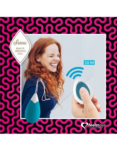 Jajeczko Wibrujące Anna Remote Deep Green - Wibratory Jajeczka - 5