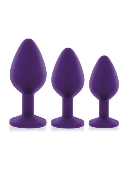 RS - Soiree - Booty Plug Original Set 3x Purple - Zestawy Korków Analnych - 4