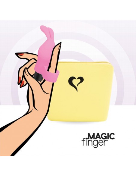 FeelzToys - Magic Finger Vibrator Pink - Nakładki na palce - 4
