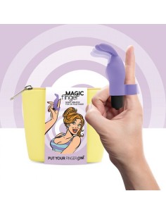 Magic Finger Vibrator Purple - Nakładki na palce - 1
