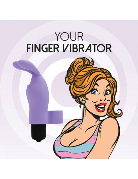 Magic Finger Vibrator Purple - Nakładki na palce - 2