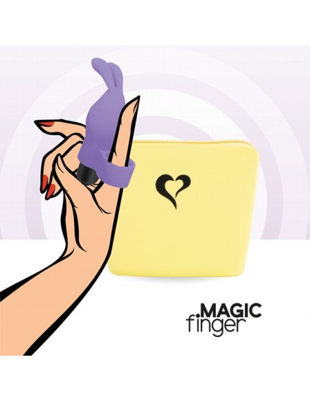 Magic Finger Vibrator Purple - Nakładki na palce - 4