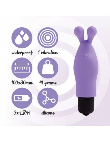 Magic Finger Vibrator Purple - Nakładki na palce - 5