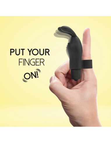 FeelzToys - Magic Finger Vibrator Black - Nakładki na palce - 3