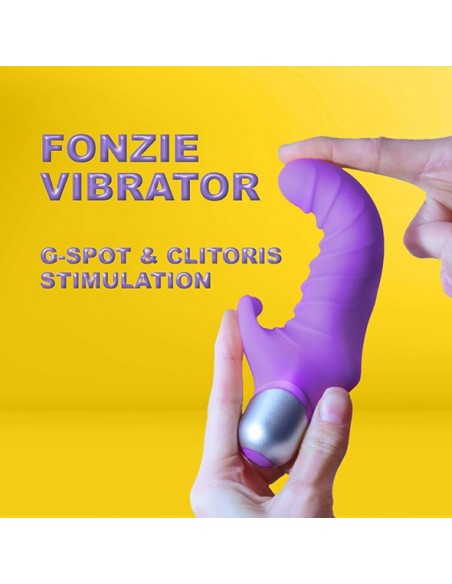 FeelzToys - Fonzie Vibrator Purple - Wibratory Punktu G - 2