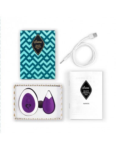 Jajeczko Wibrujące Anna Remote Deep Purple - Wibratory Jajeczka - 2
