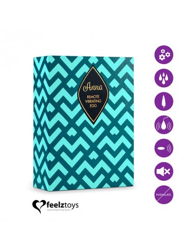 Jajeczko Wibrujące Anna Remote Deep Purple - Wibratory Jajeczka - 4