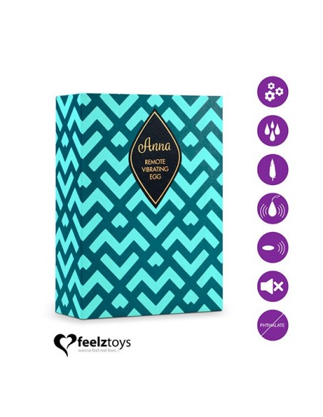 Jajeczko Wibrujące Anna Remote Deep Purple - Wibratory Jajeczka - 4