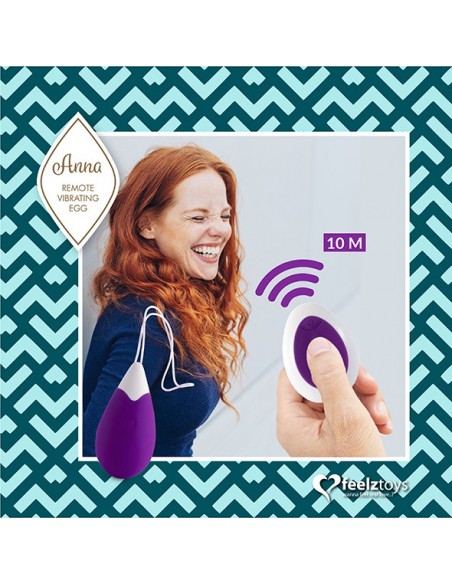 Jajeczko Wibrujące Anna Remote Deep Purple - Wibratory Jajeczka - 5