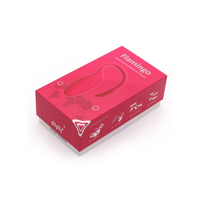 Pocisk wibrujący Magic Motion Flamingo 7,2 cm, różowy - 4