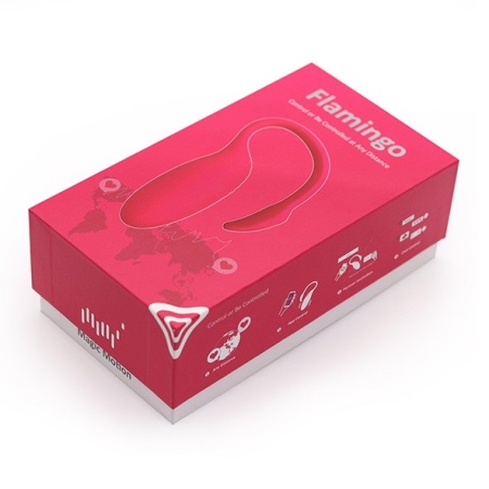 Pocisk wibrujący Magic Motion Flamingo 7,2 cm, różowy - 4