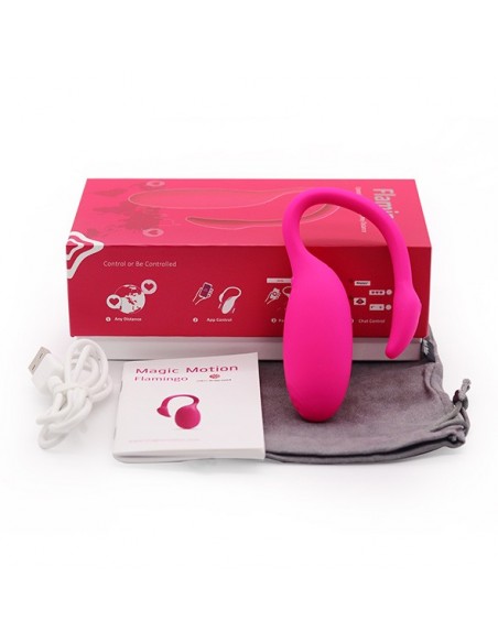 Magic Motion - Flamingo Vibrating Bullet - WIBRATORY STEROWANE TELEFONEM - 5