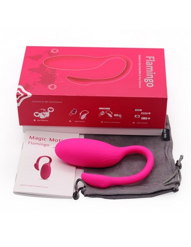 Magic Motion - Flamingo Vibrating Bullet - WIBRATORY STEROWANE TELEFONEM - 6