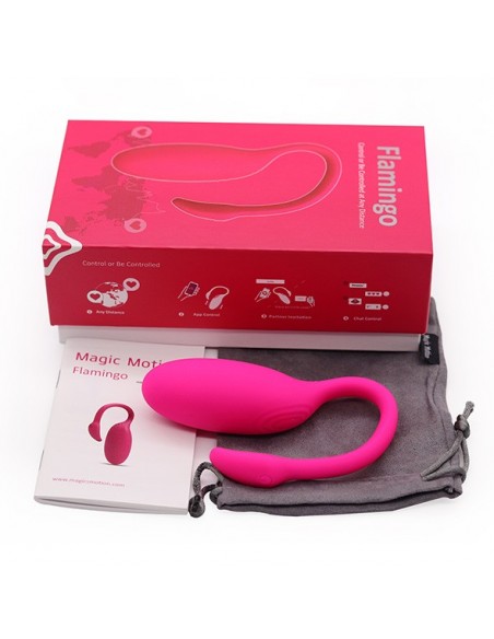 Magic Motion - Flamingo Vibrating Bullet - WIBRATORY STEROWANE TELEFONEM - 6