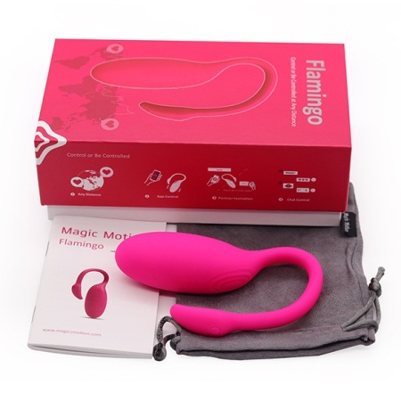 Pocisk wibrujący Magic Motion Flamingo 7,2 cm, różowy - 6