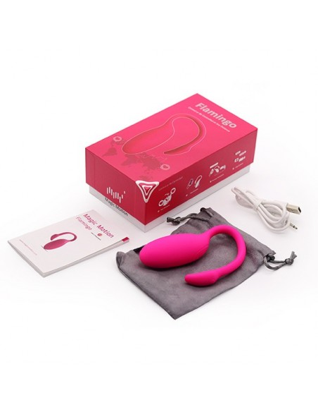 Magic Motion - Flamingo Vibrating Bullet - WIBRATORY STEROWANE TELEFONEM - 7
