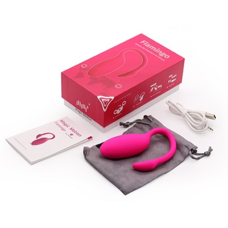 Pocisk wibrujący Magic Motion Flamingo 7,2 cm, różowy - 7