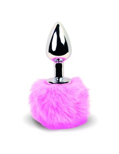 FeelzToys - Bunny Tails Butt Plug Pink - Korki analne z ogonkiem - 1