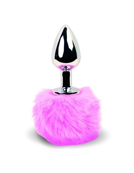 FeelzToys - Bunny Tails Butt Plug Pink - Korki analne z ogonkiem - 1