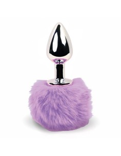 FeelzToys - Bunny Tails Butt Plug Purple - Korki analne z ogonkiem - 1